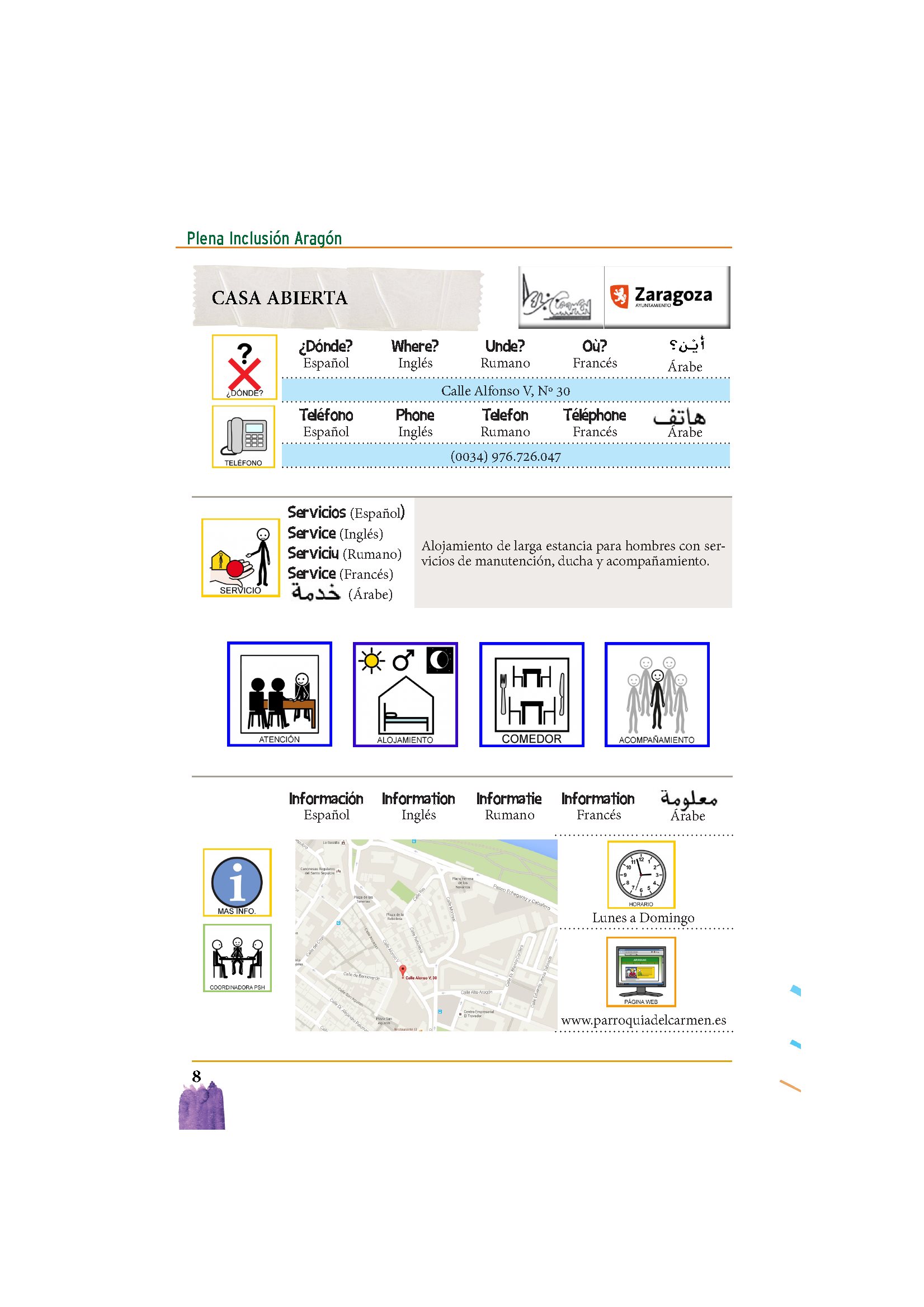 GUÍA ACCESIBLE DE RECURSOS BÁSICOS PARA PERSONAS SIN HOGAR EN ZARAGOZA